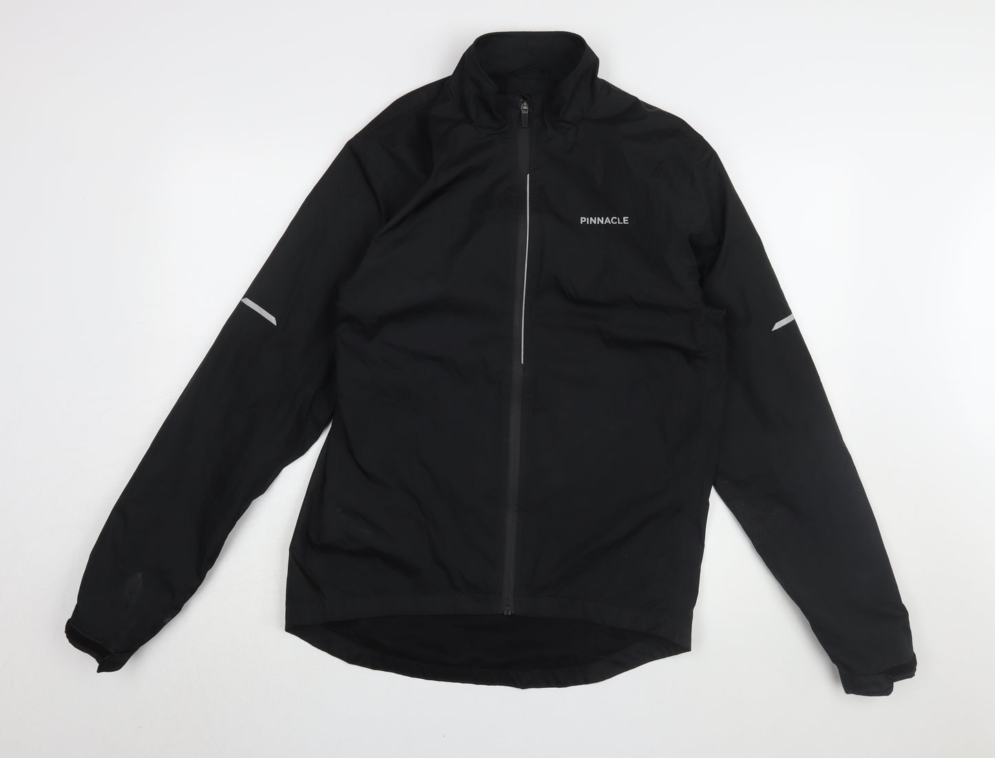 Pinnacle Men's Black Windbreaker Jacket M