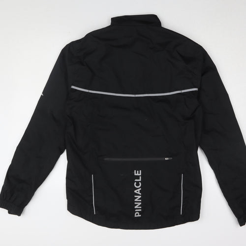 Pinnacle Men's Black Windbreaker Jacket M