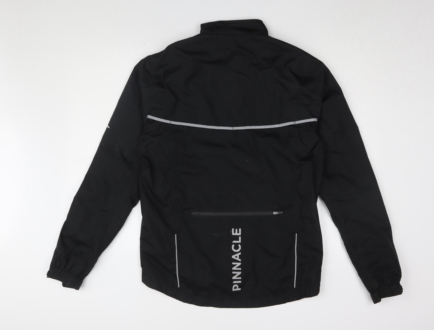 Pinnacle Men's Black Windbreaker Jacket M