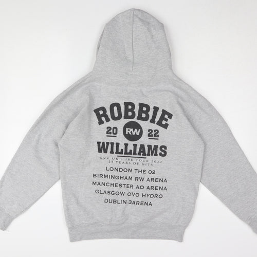 New Spirit Women Grey Medium Pullover Hoodie