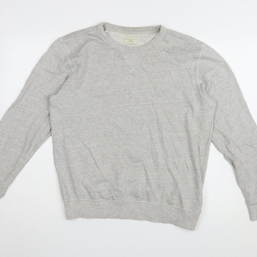 Selected Homme Grey Pullover Sweatshirt - Men's M