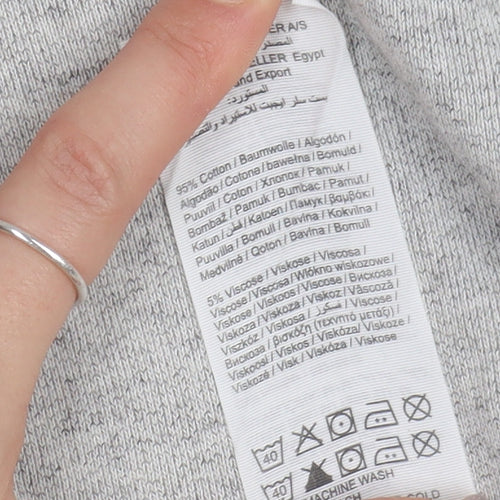 Selected Homme Grey Pullover Sweatshirt - Men's M