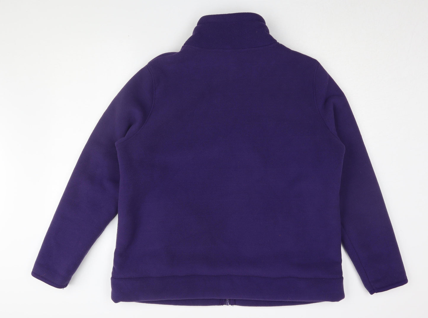 Marks and Spencer Women's Purple Fleece Jacket Size 20
