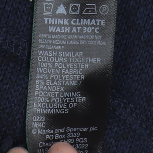 Marks and Spencer Men's Blue XL Bomber Jacket
