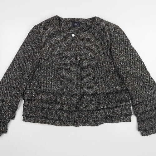 Marks and Spencer Women's Silver Jacket Size 18