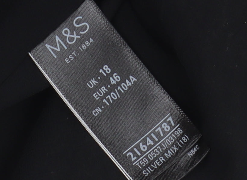 Marks and Spencer Women's Silver Jacket Size 18