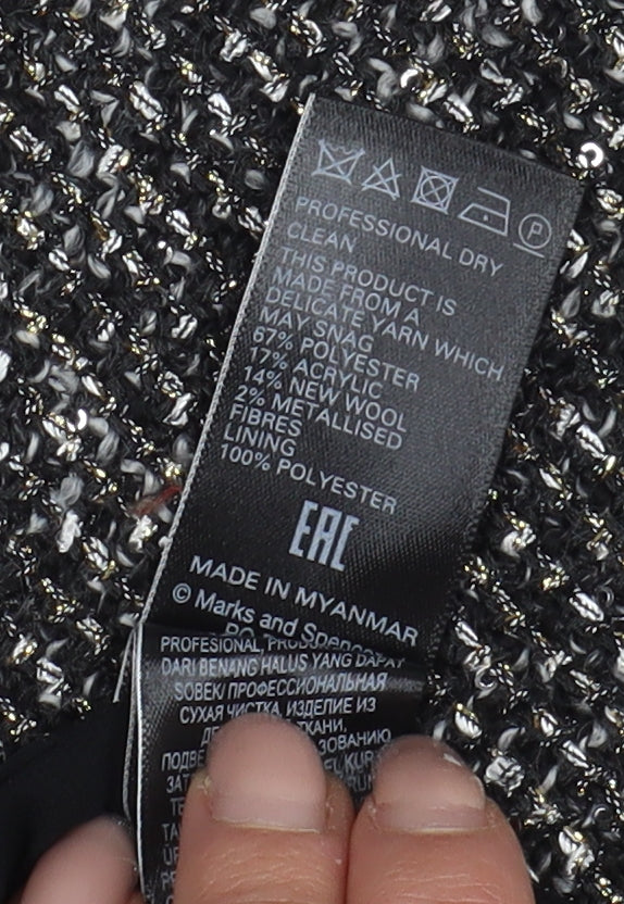 Marks and Spencer Women's Silver Jacket Size 18