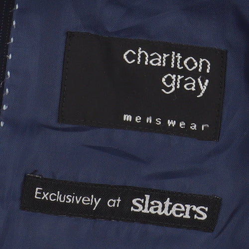 Charlton Gray Men's Black Blazer, 38S