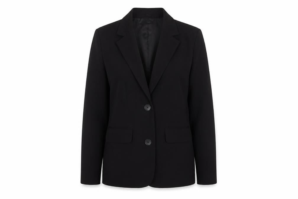 Pull&Bear Women's Black Regular Blazer Jacket Size 8