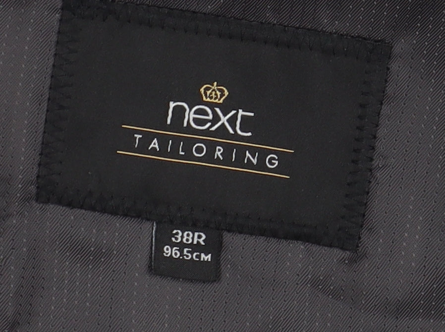 Next Men's Blue Blazer 38R Regular Single-Breasted