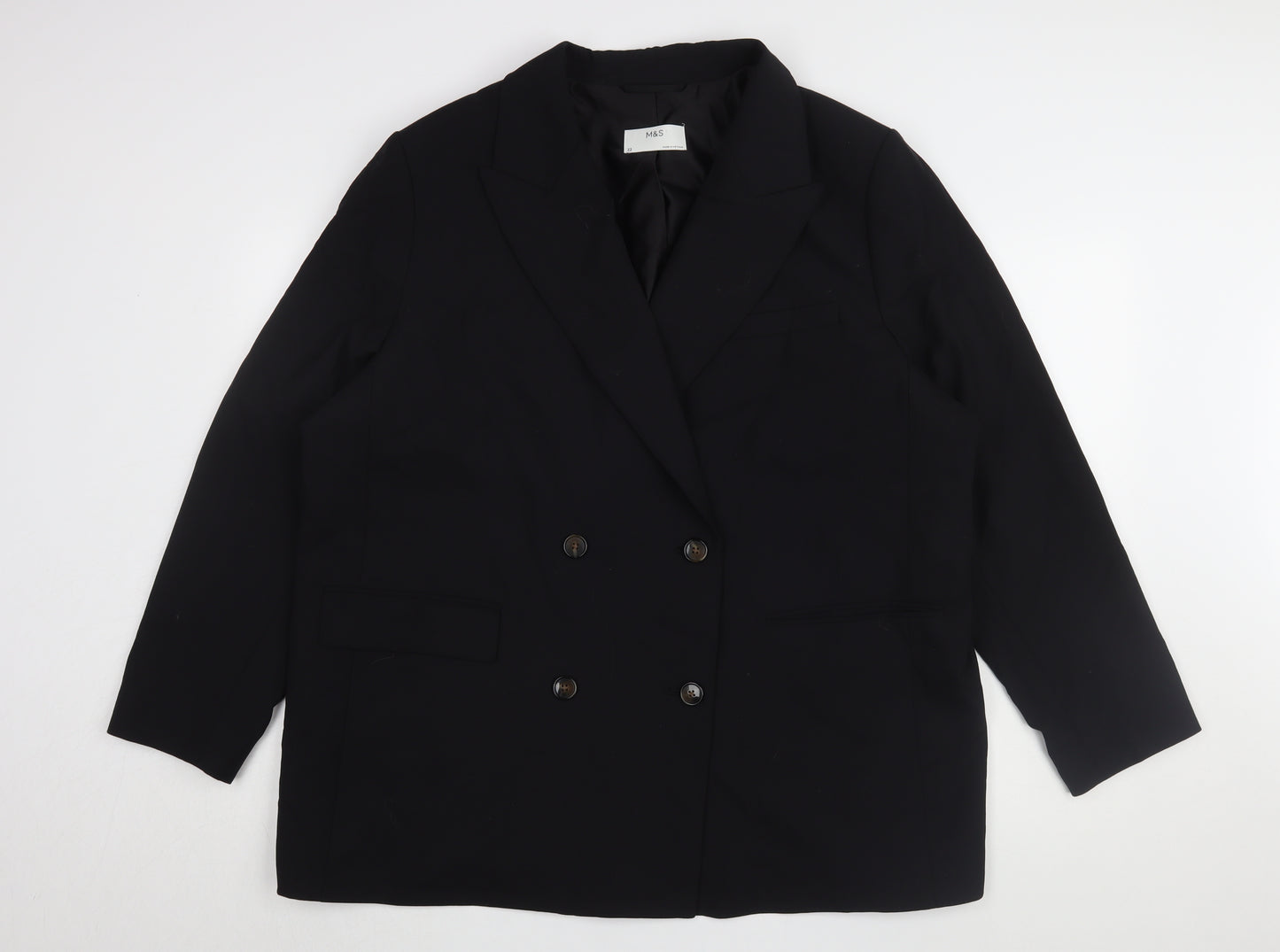 Marks and Spencer Black Blazer Women Size 22