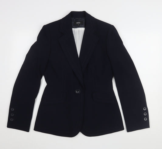 Marks & Spencer Women's Black Regular Blazer Size 10