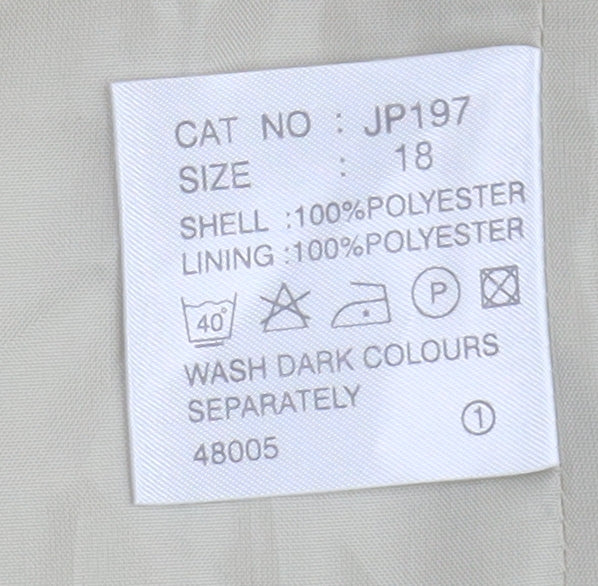 Classics Beige Women's Blazer Size 18 - New