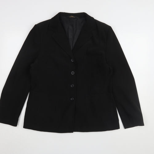Marks and Spencer Women's Black Blazer Size 14