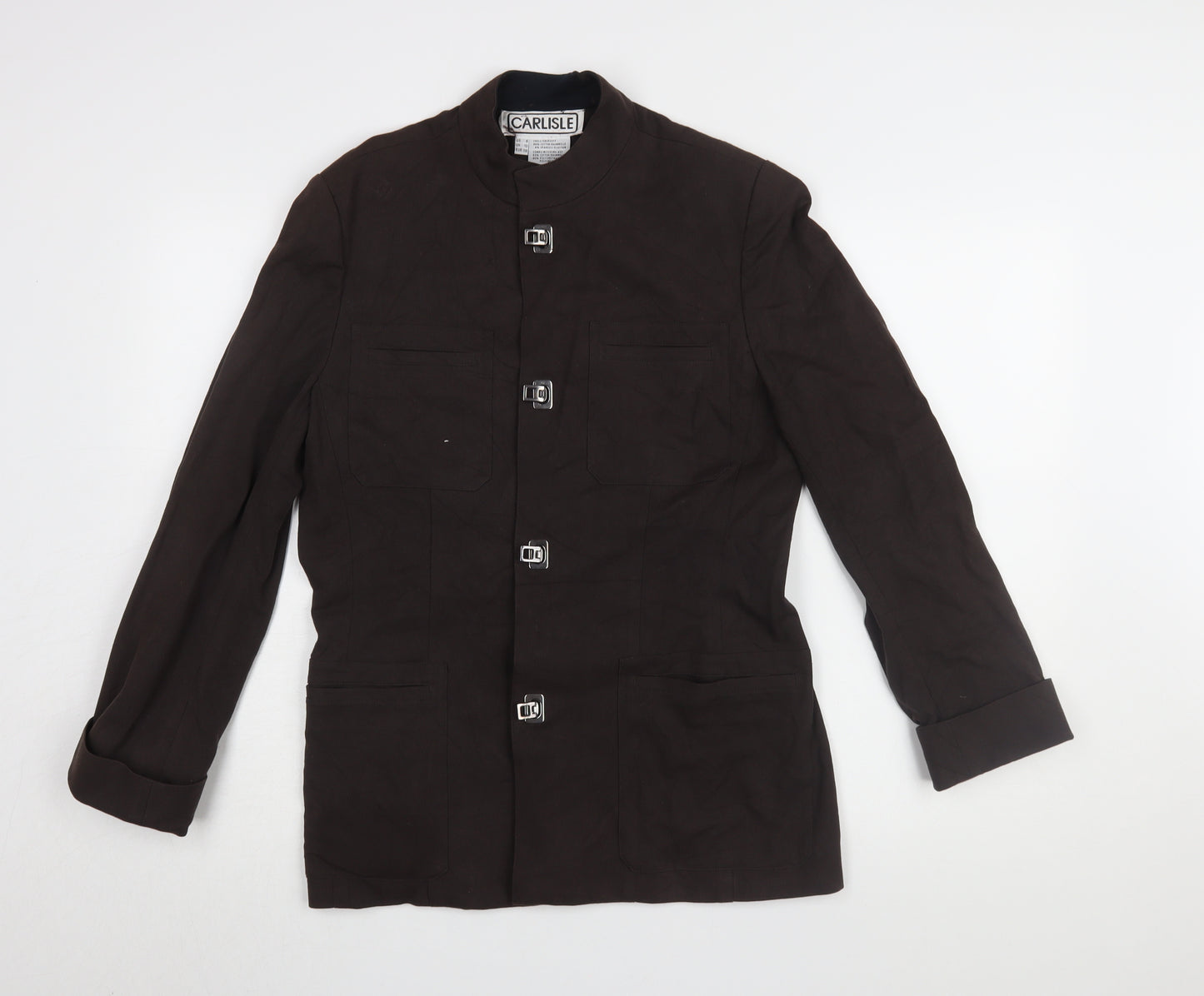 Carlisle Women's Brown Cotton Jacket Size 10