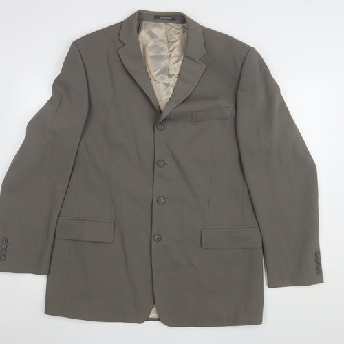River Island Men's Brown Suit Jacket 42R