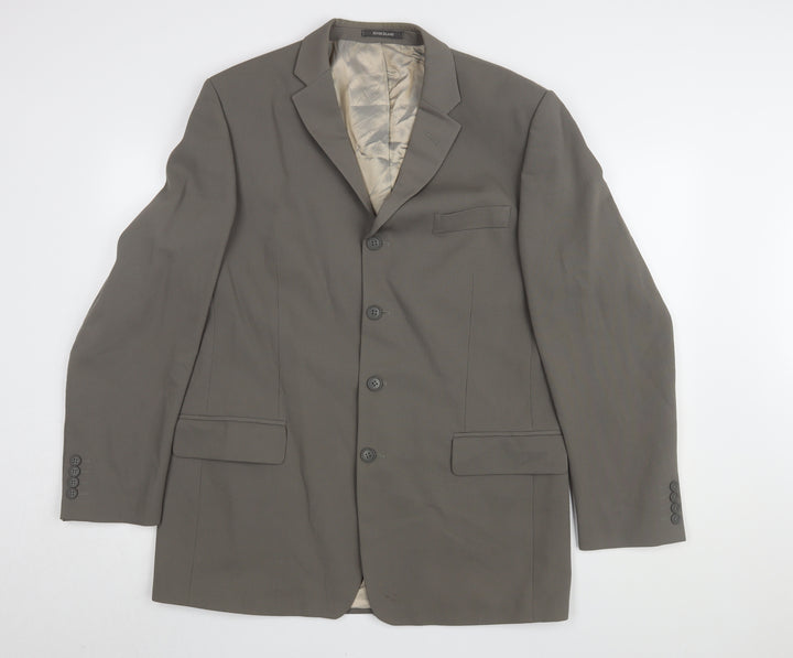 River Island Men's Brown Suit Jacket 42R