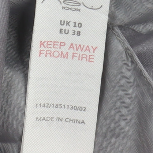 New Look Grey Women's Blazer Size 10 Classic
