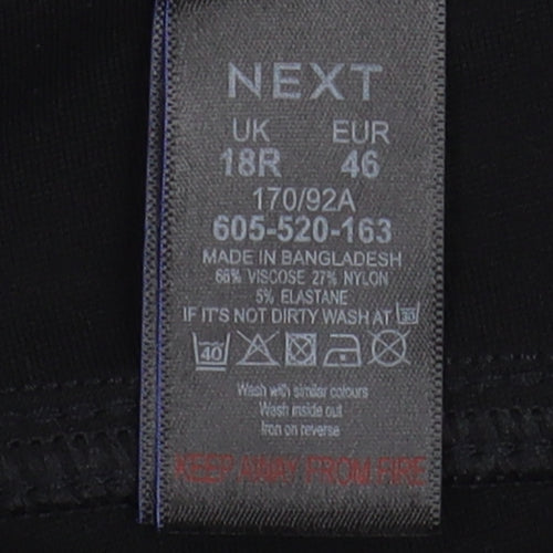 Next Women's Black Skinny Jeans Size 18