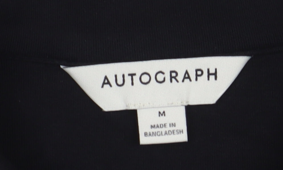 Autograph Men's Black Jacket M with Button Closure