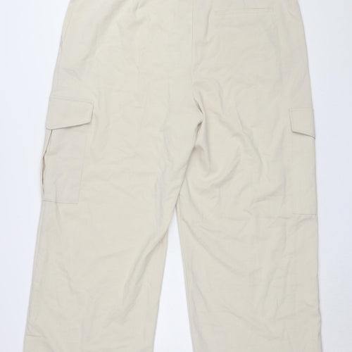 Marks and Spencer Women's Beige Cargo Trousers Size 20