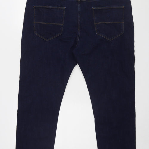 Marks and Spencer Blue Slim Fit Mens Jeans 40W 29L