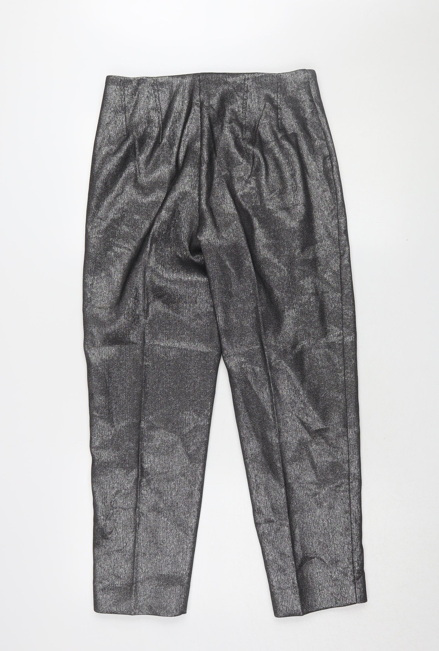 Hush Women's Black Ankle Trousers, Size 10 - Perfect for Parties