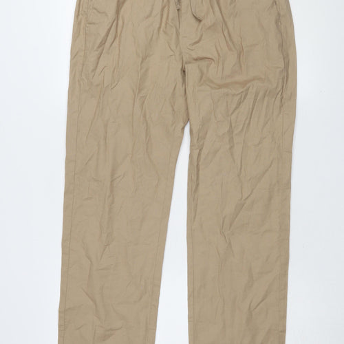 Marks and Spencer Men's Beige Chino Trousers M