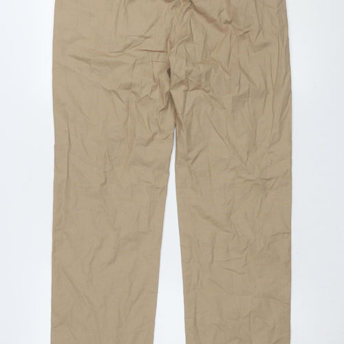 Marks and Spencer Men's Beige Chino Trousers M