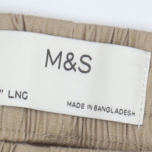 Marks and Spencer Men's Beige Chino Trousers M