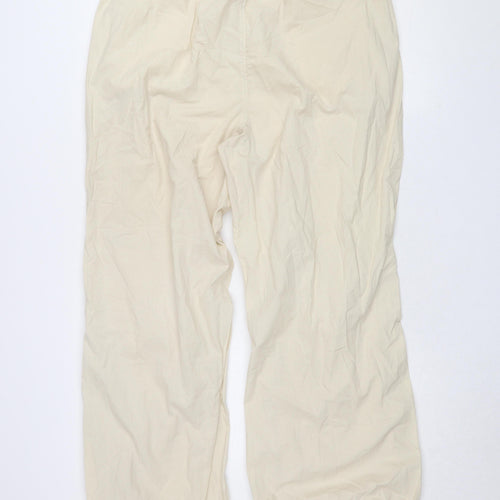 Marks & Spencer Women's Beige Drawstring Trousers