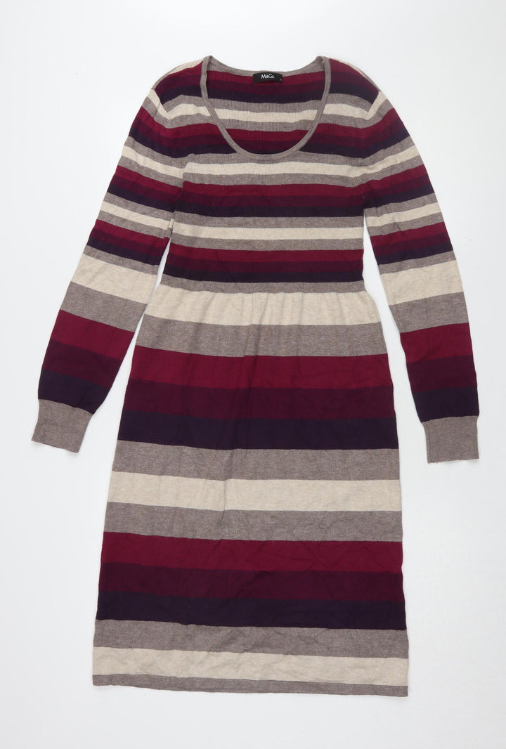 M&Co Women's Multicoloured S Jumper Dress