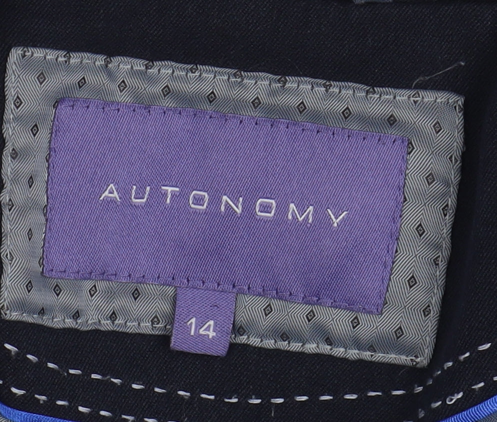 Autonomy Black Women's Blazer Size 14, Lined, Workwear