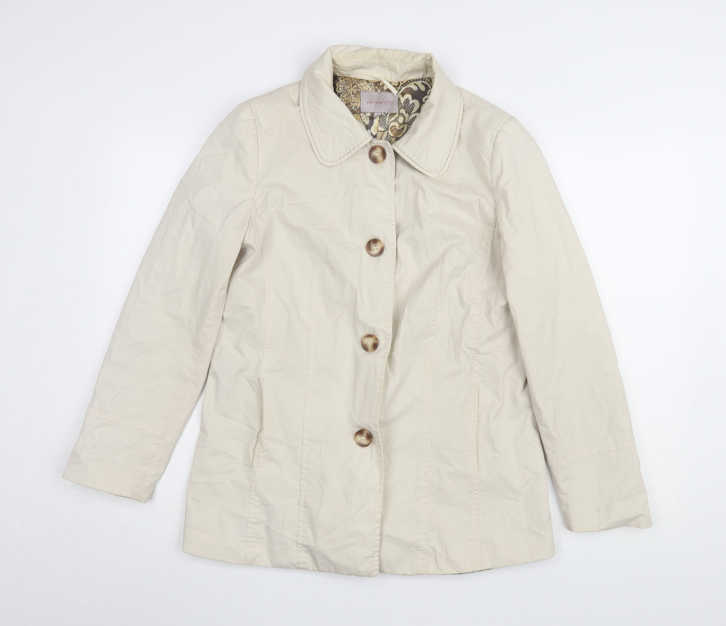 Marks and Spencer Women's Beige Jacket Size 12