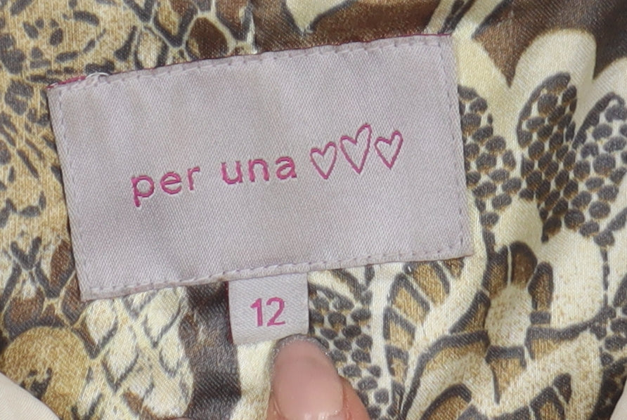 Marks and Spencer Women's Beige Jacket Size 12