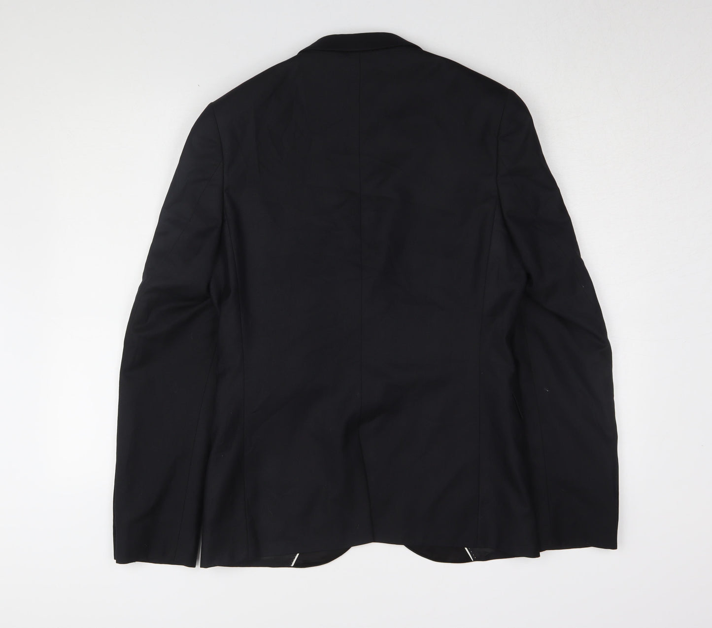 Topman Men’s Black Tuxedo Suit Jacket, Slim Fit 38R