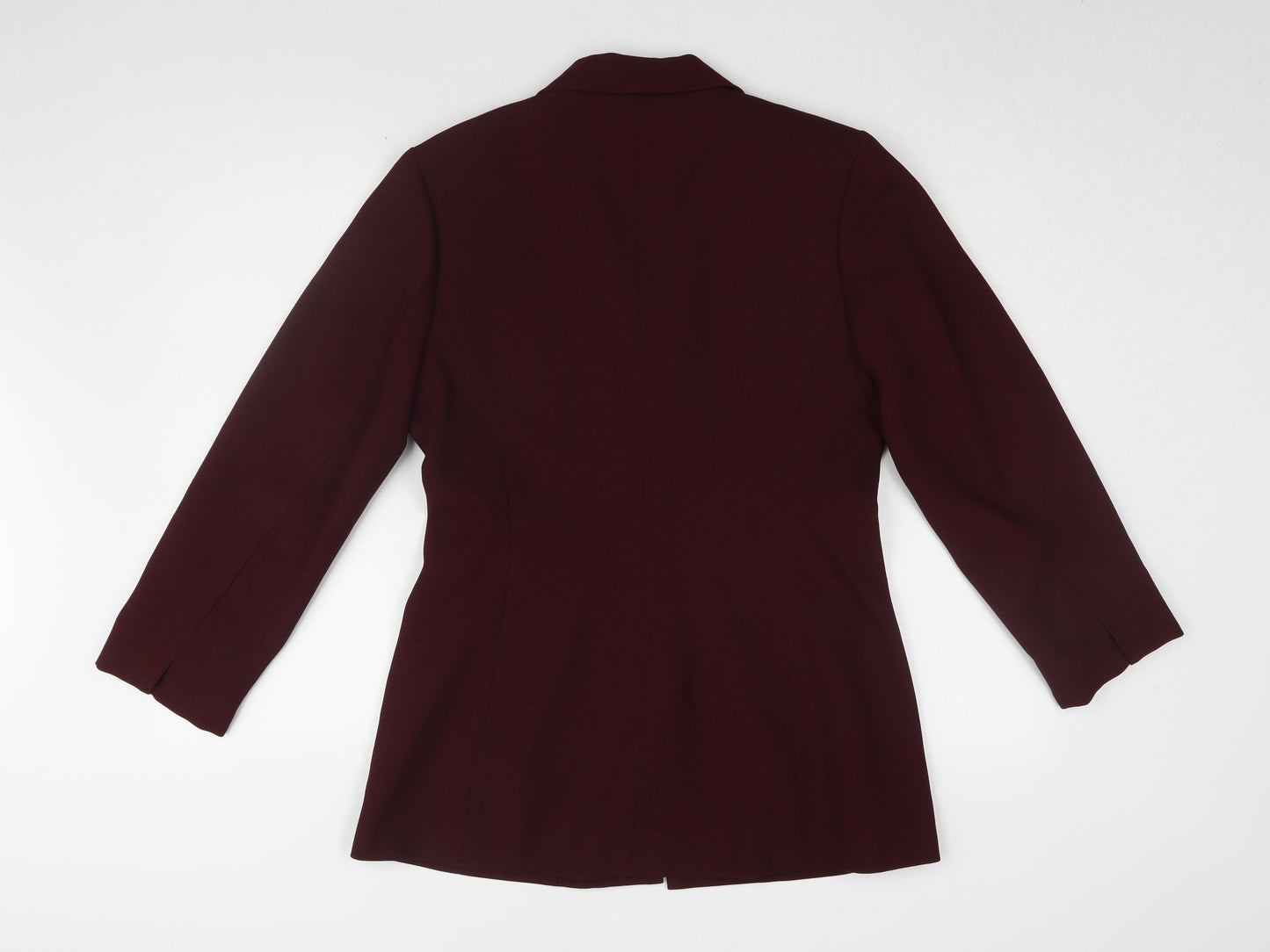 Events Women's Red Classic Blazer, Size 12, Lined