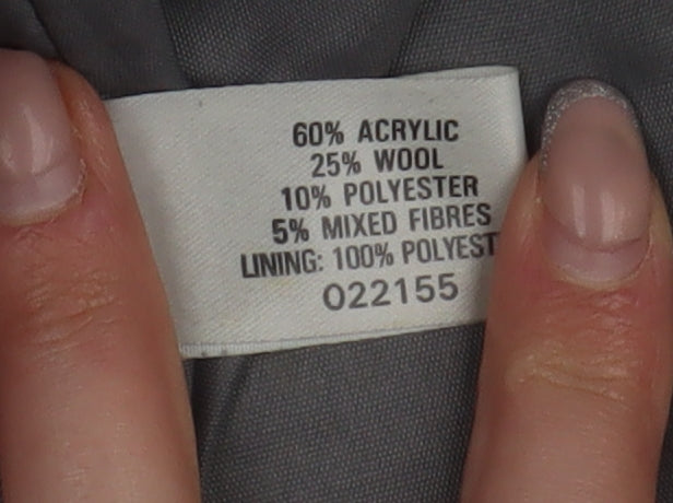 Principles Women's Grey Blazer, Size 10, Classic Tweed