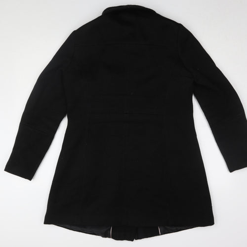 Next Women's Black Mid-Length Overcoat, Size 12