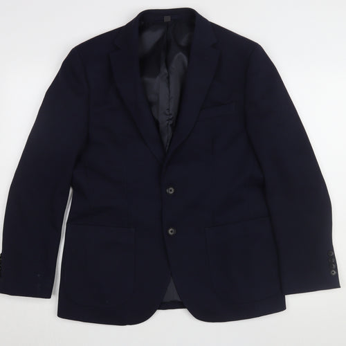 Marks and Spencer Men's Blue Blazer 38S Business