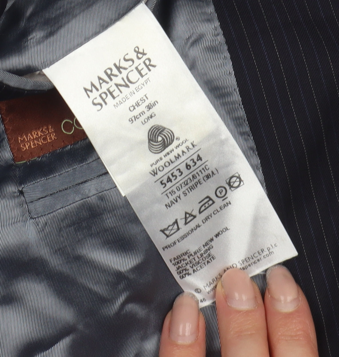 Marks and Spencer Women's Black Wool Trench Coat Size 12