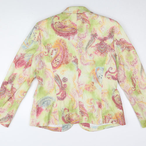 Steilmann Women's Multicoloured Paisley Suit Jacket Size 16