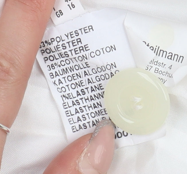 Steilmann Women's Multicoloured Paisley Suit Jacket Size 16