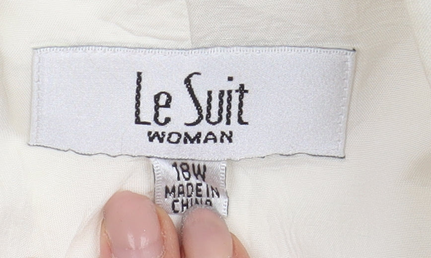 Le Suit Women's Ivory 22 Classic Suit Jacket