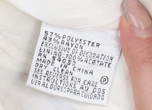 Le Suit Women's Ivory 22 Classic Suit Jacket