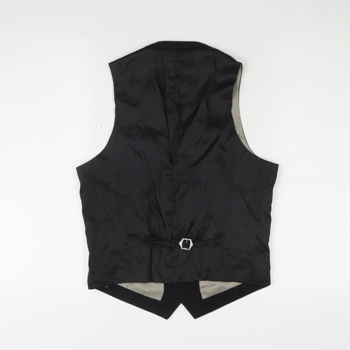 Topman Men's Black Suit Waistcoat Size 38R