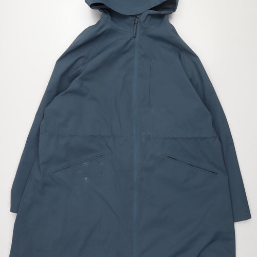 Marks and Spencer Women's Blue Waterproof Jacket Size 24