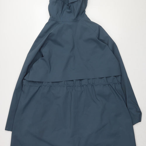 Marks and Spencer Women's Blue Waterproof Jacket Size 24