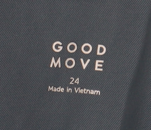 Marks and Spencer Women's Blue Waterproof Jacket Size 24