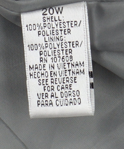 Isabella Women's Grey Suit Jacket Size 20 Elegant Workwear